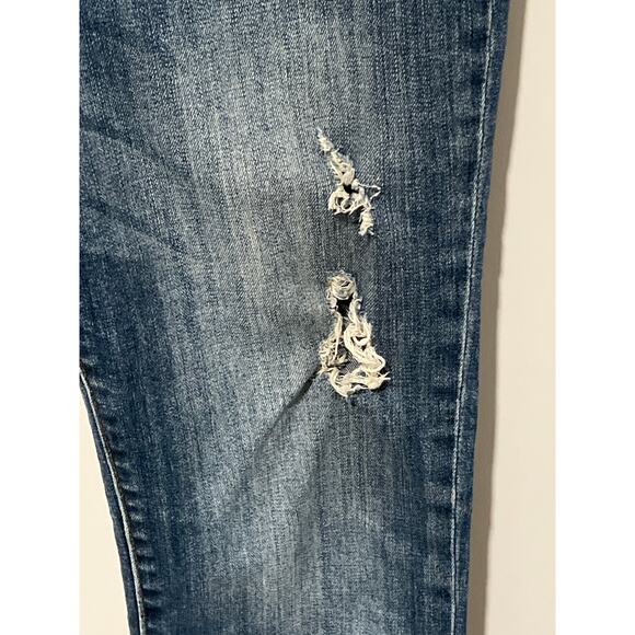 Kut from the Kloth Straight Leg Distressed Jeans, Size 6, #1137-L - Picture 3 of 7